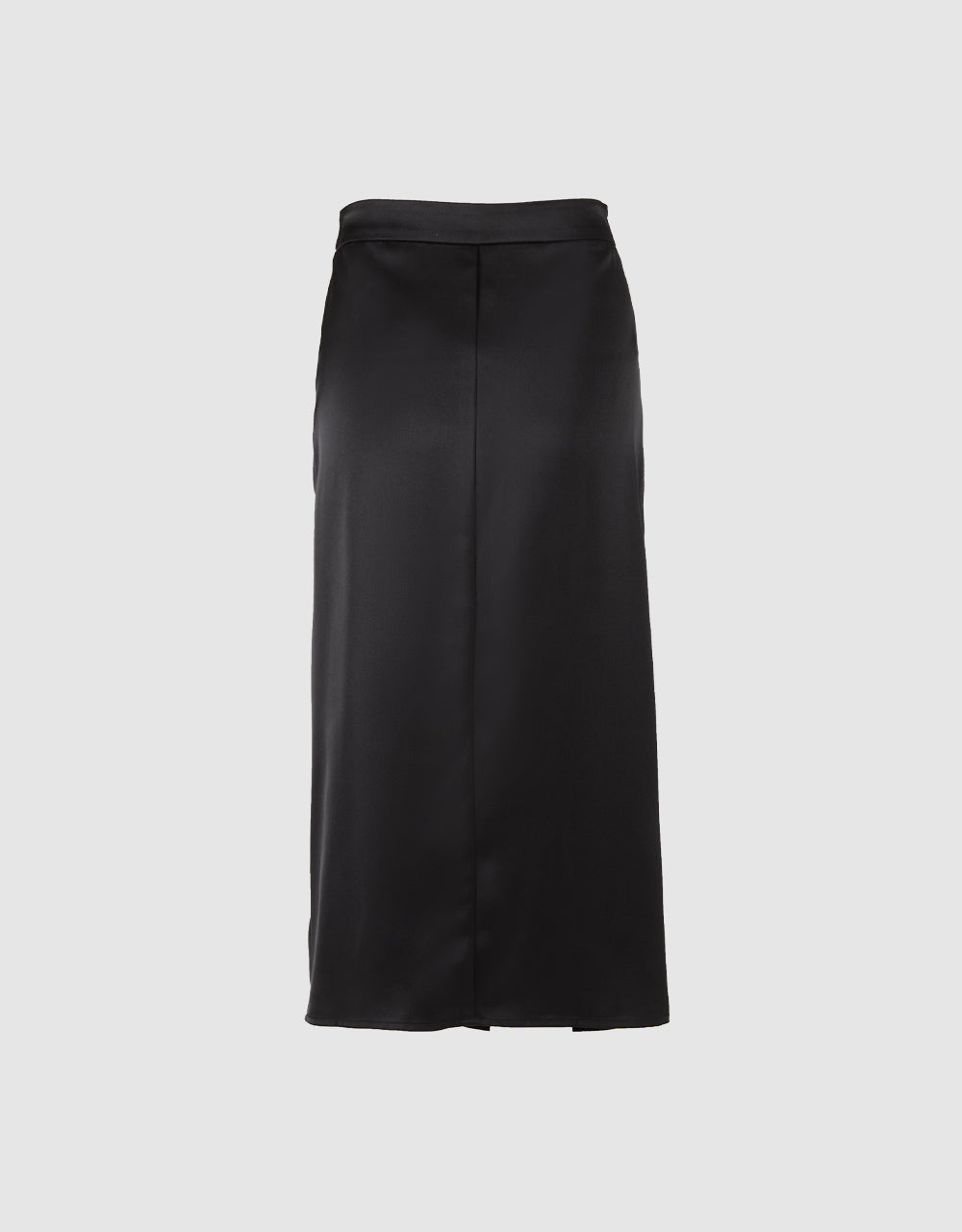 Slit Hem Ruched Skirt
