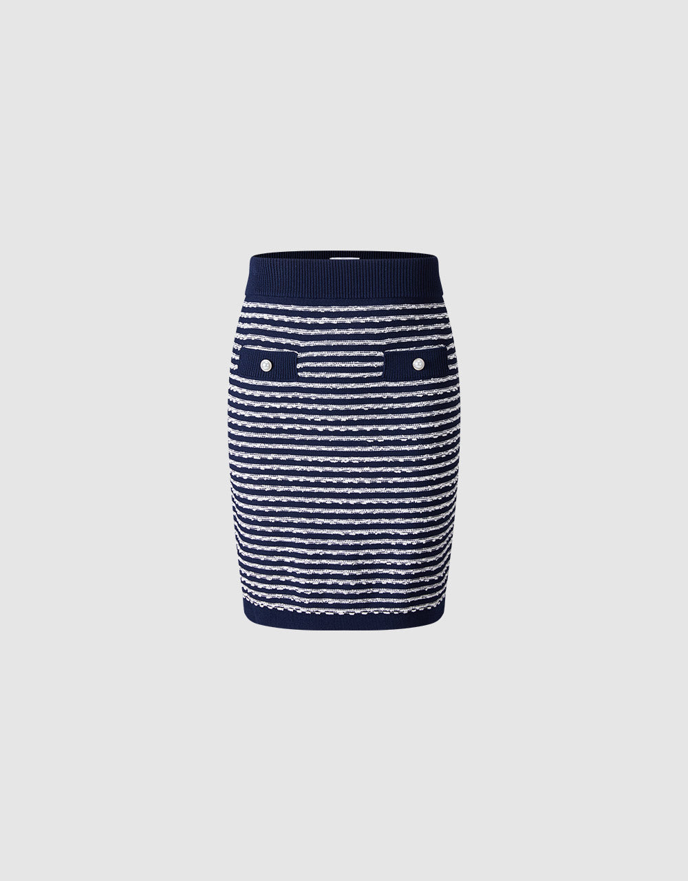 Striped Knitted Skirt