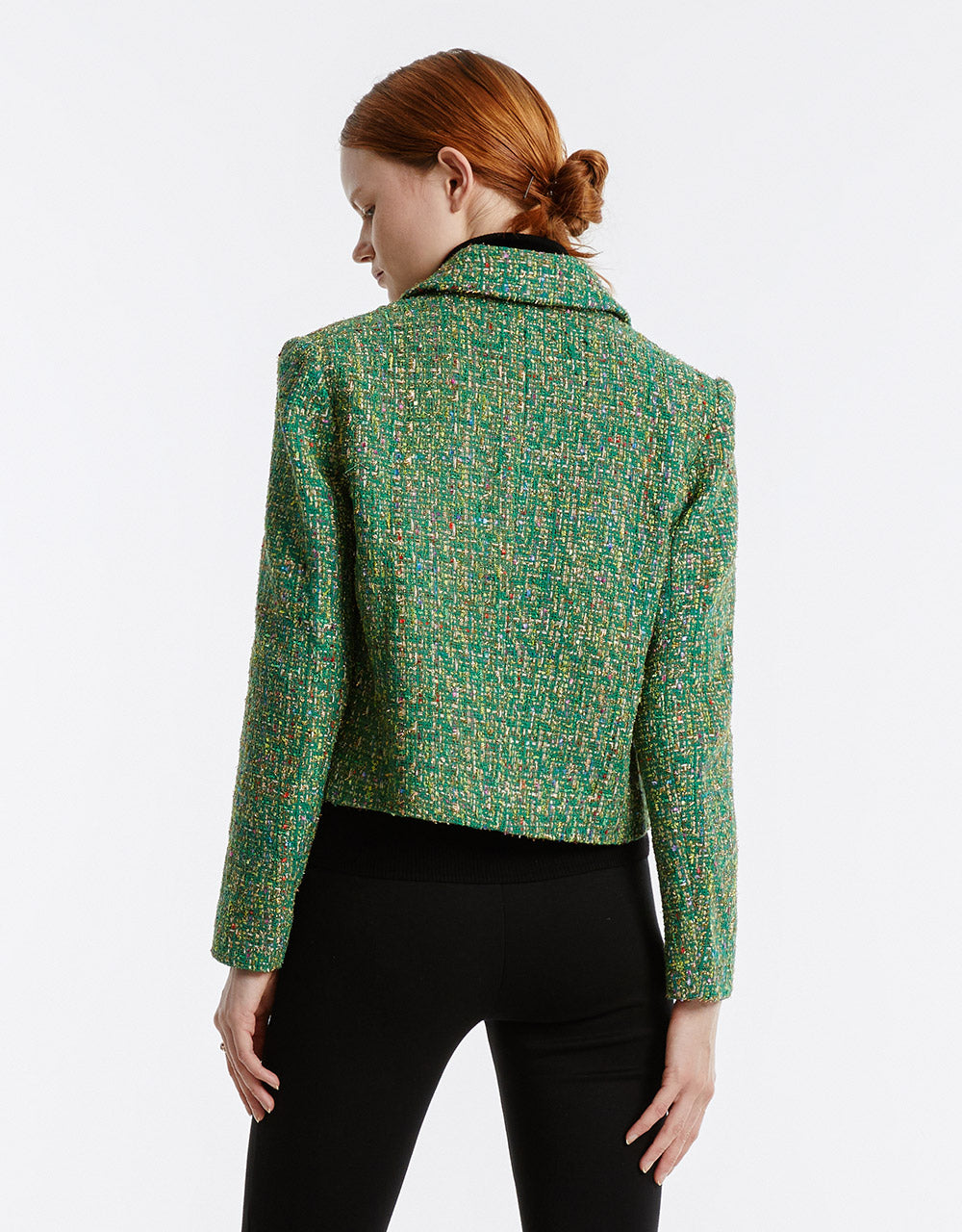 Tweed Cropped Blazer