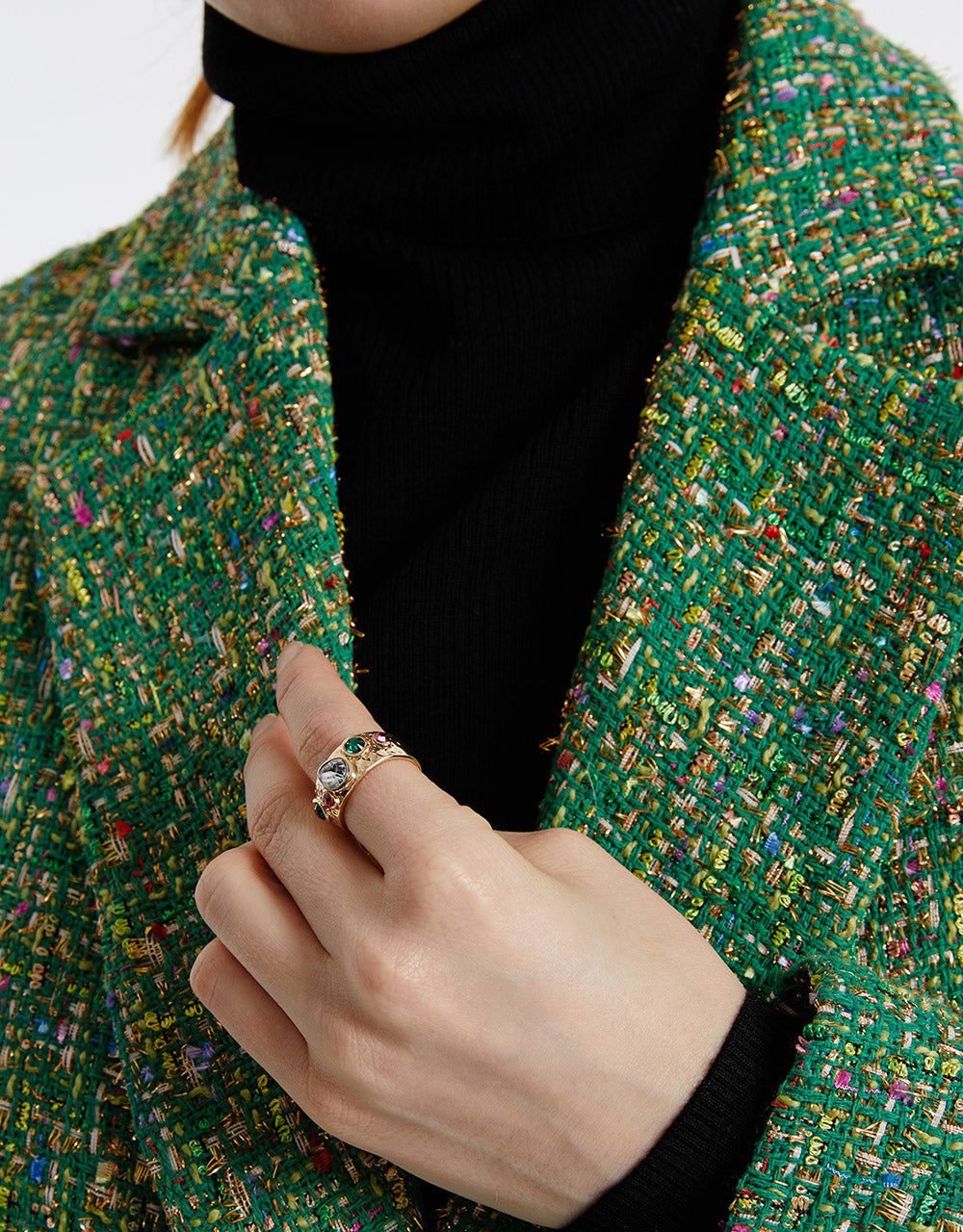 Tweed Cropped Blazer
