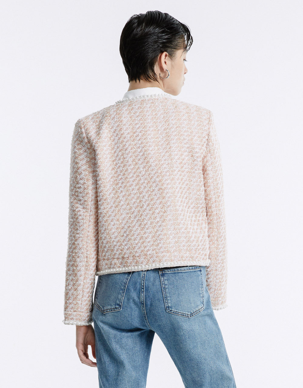 Patch Pocket Tweed Jacket