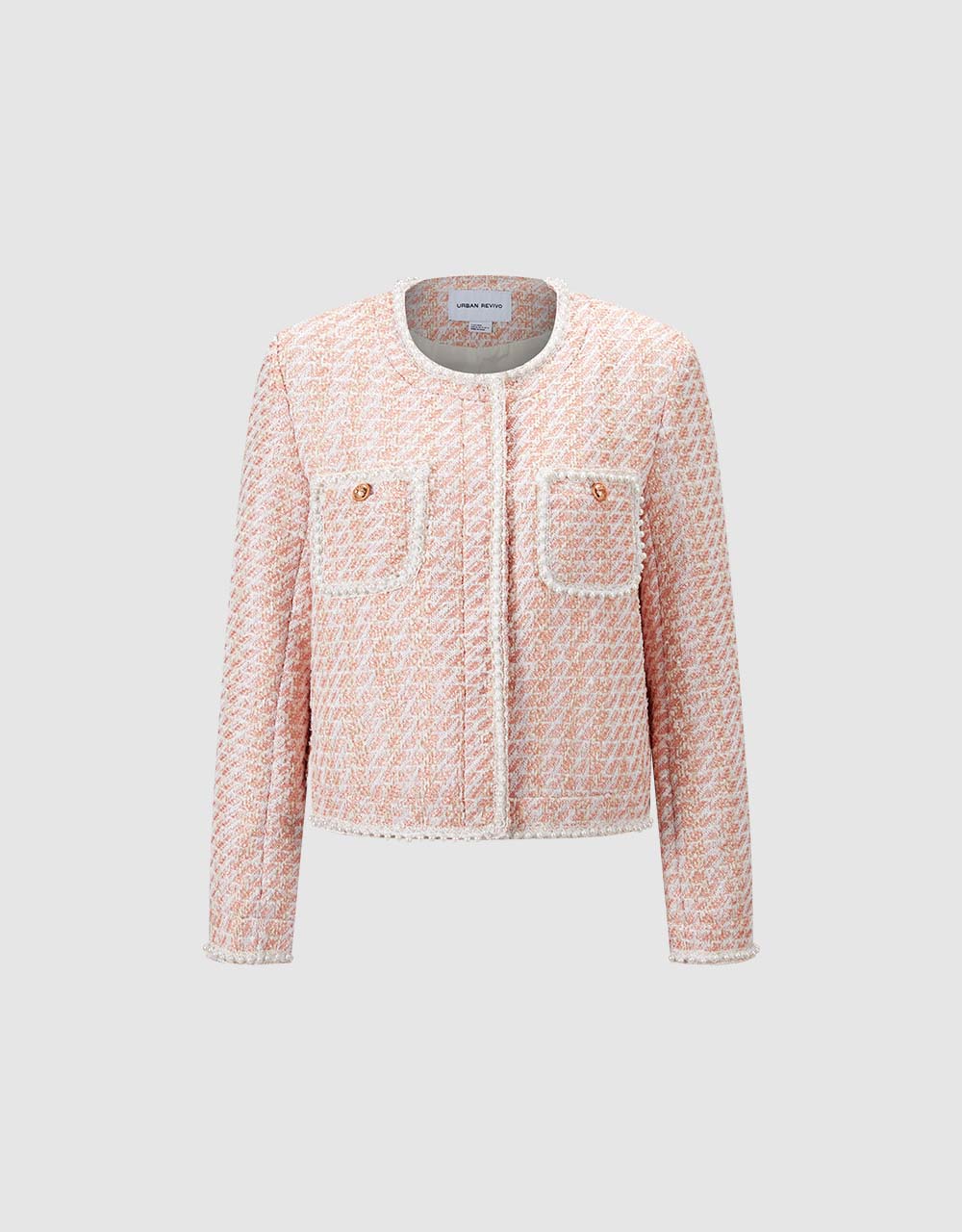 Patch Pocket Tweed Jacket