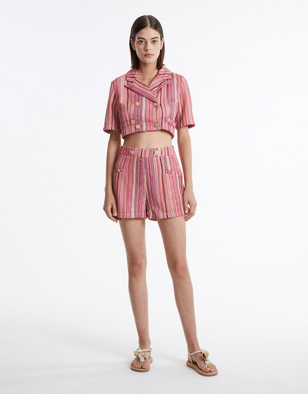 Striped Casual Shorts