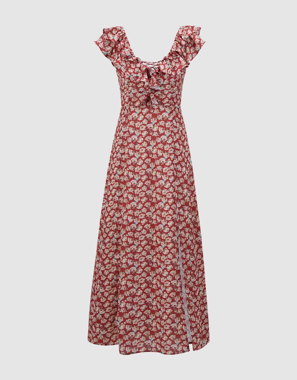 Floral Ruffled Dress