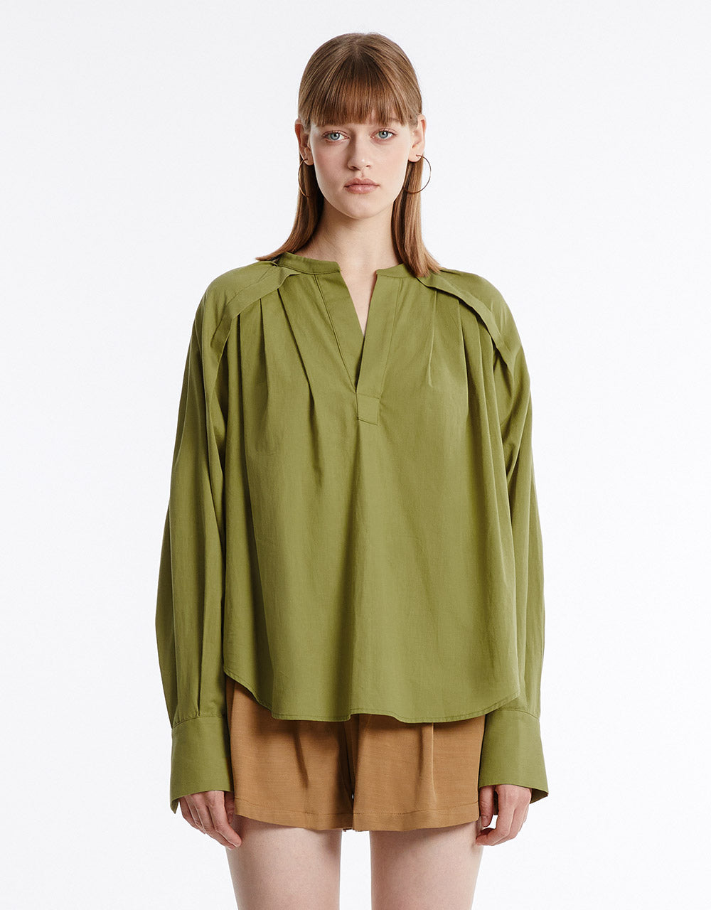 Pleated Detail Blouse