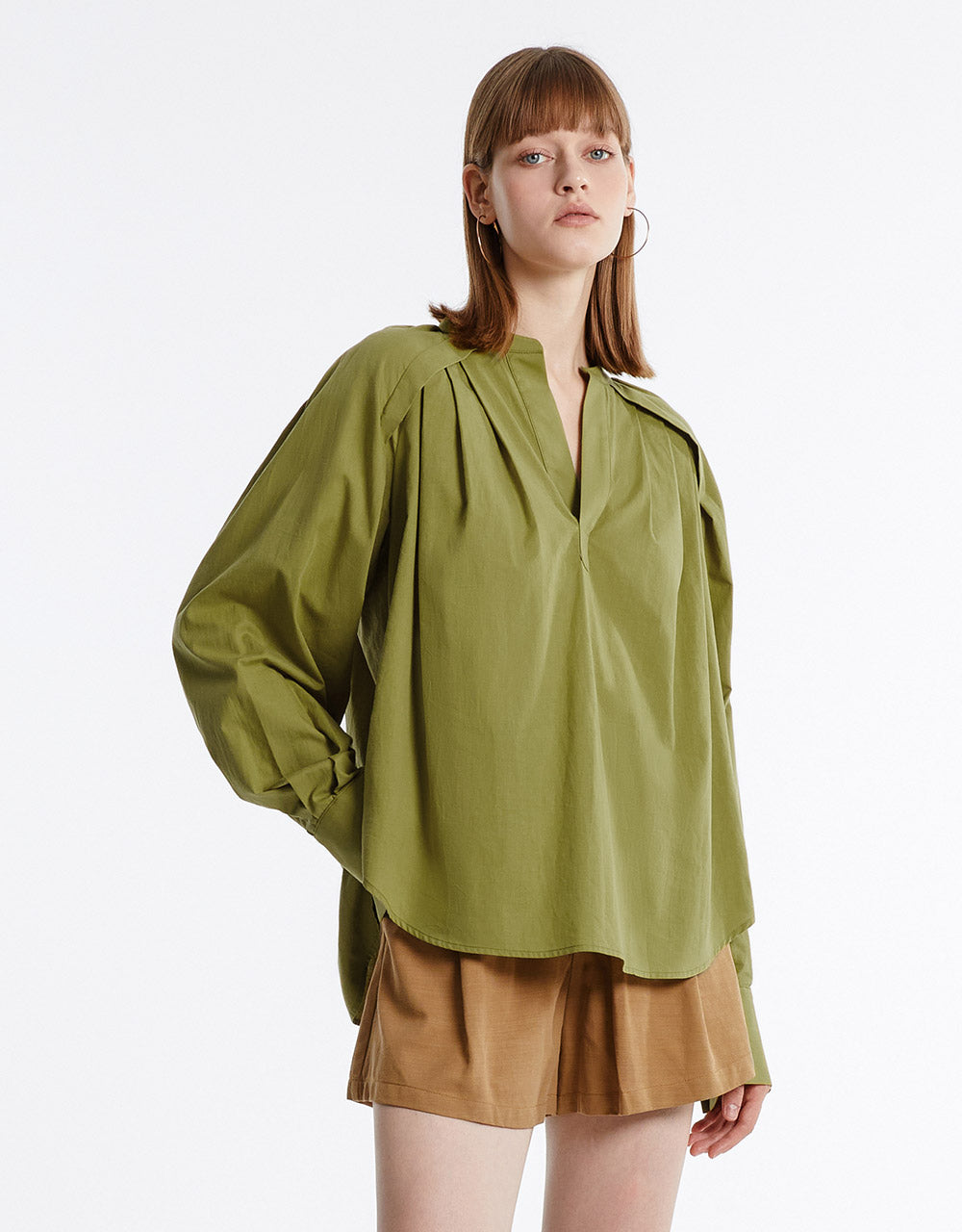 Pleated Detail Blouse