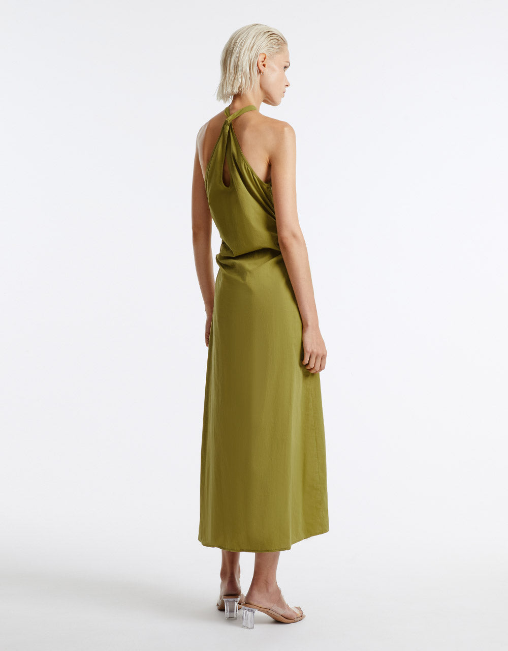 Cut Out Halter Dress