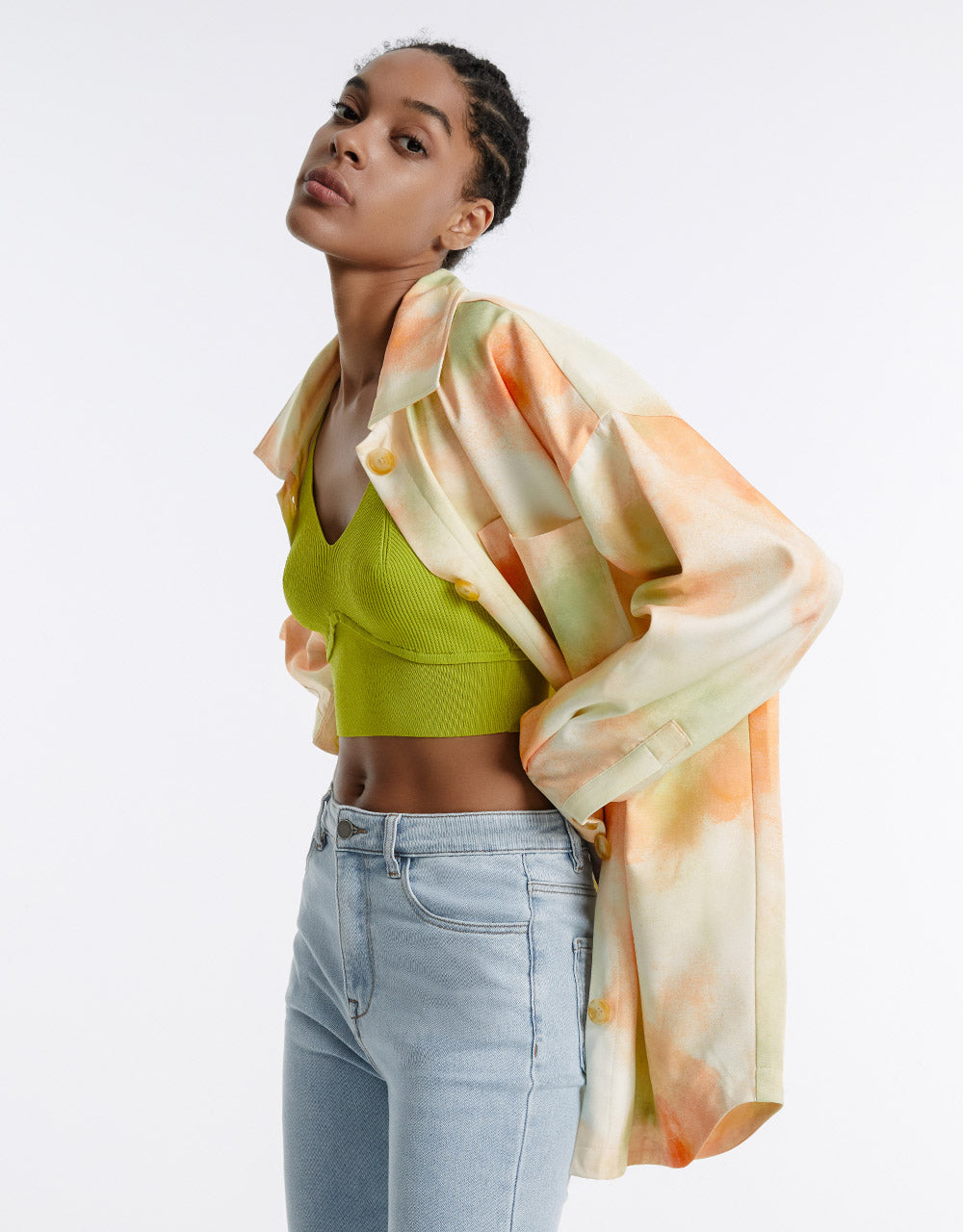 Tie Dye Oversized Jacket