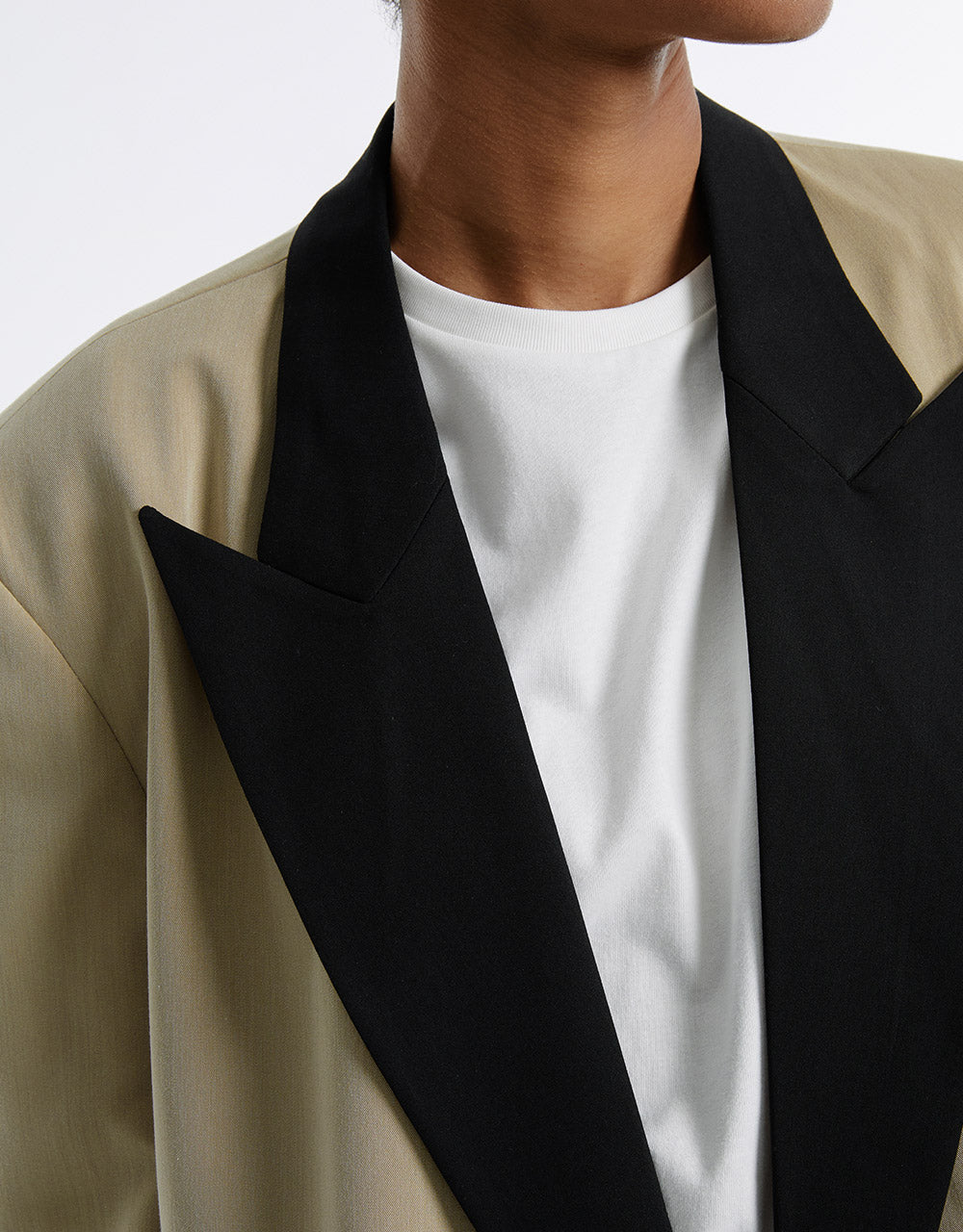 Contrast Color Blazer