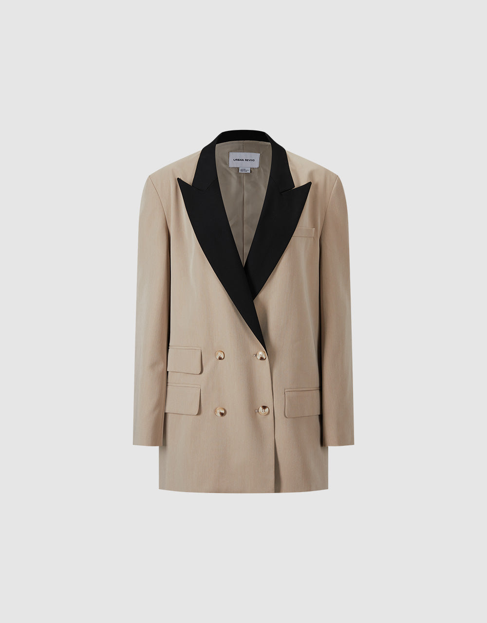 Contrast Color Blazer