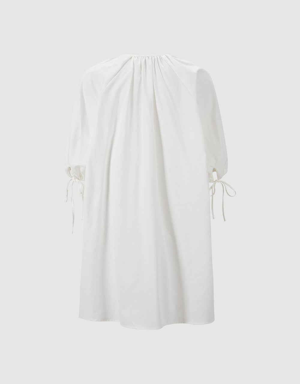 Tie Front Button Up Dress
