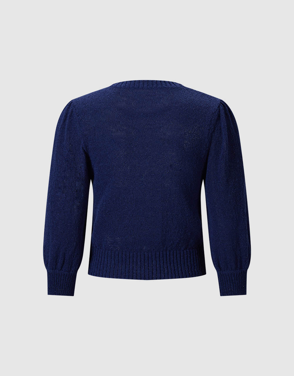 Plain Cropped Sweater