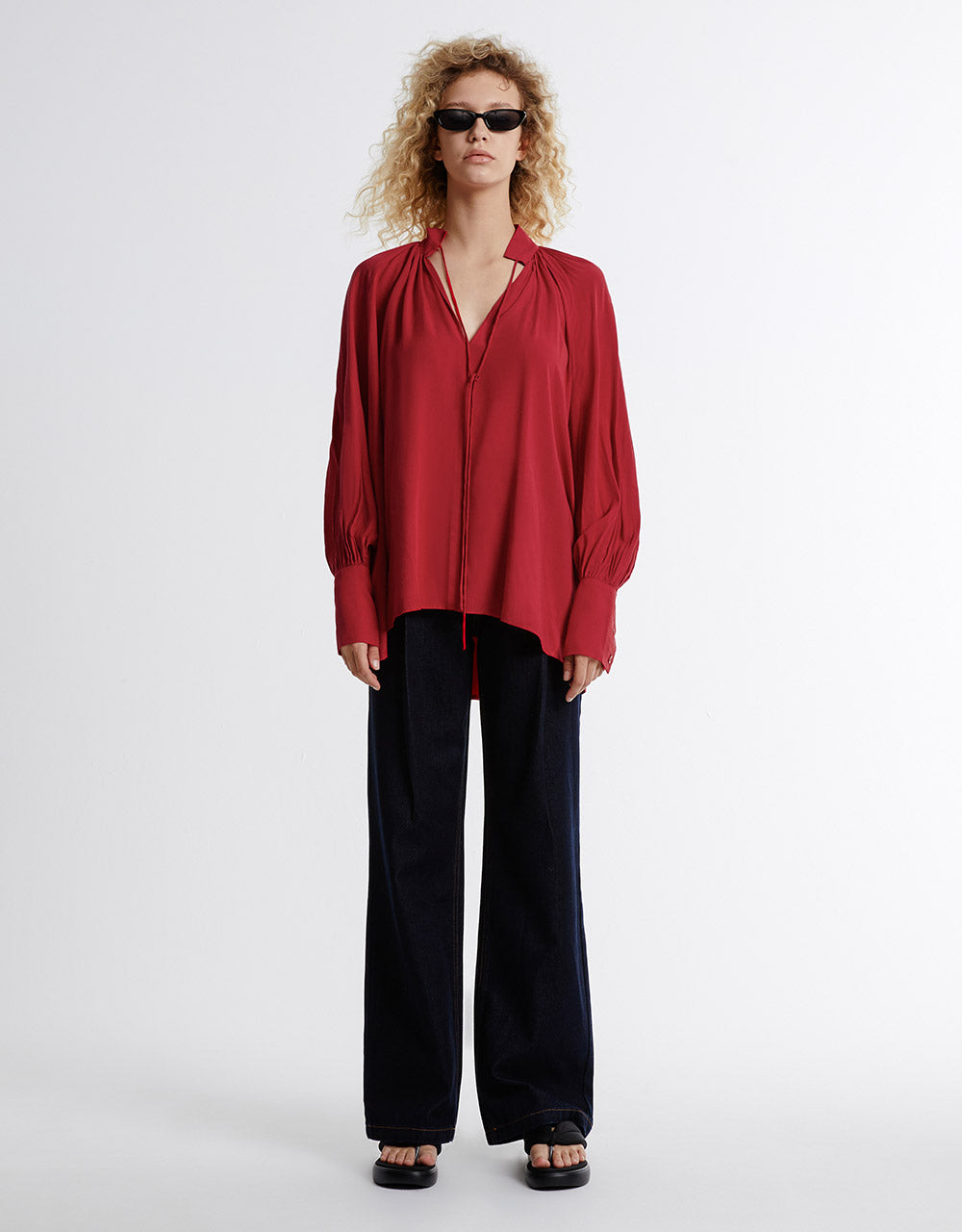 Tie Front Blouse