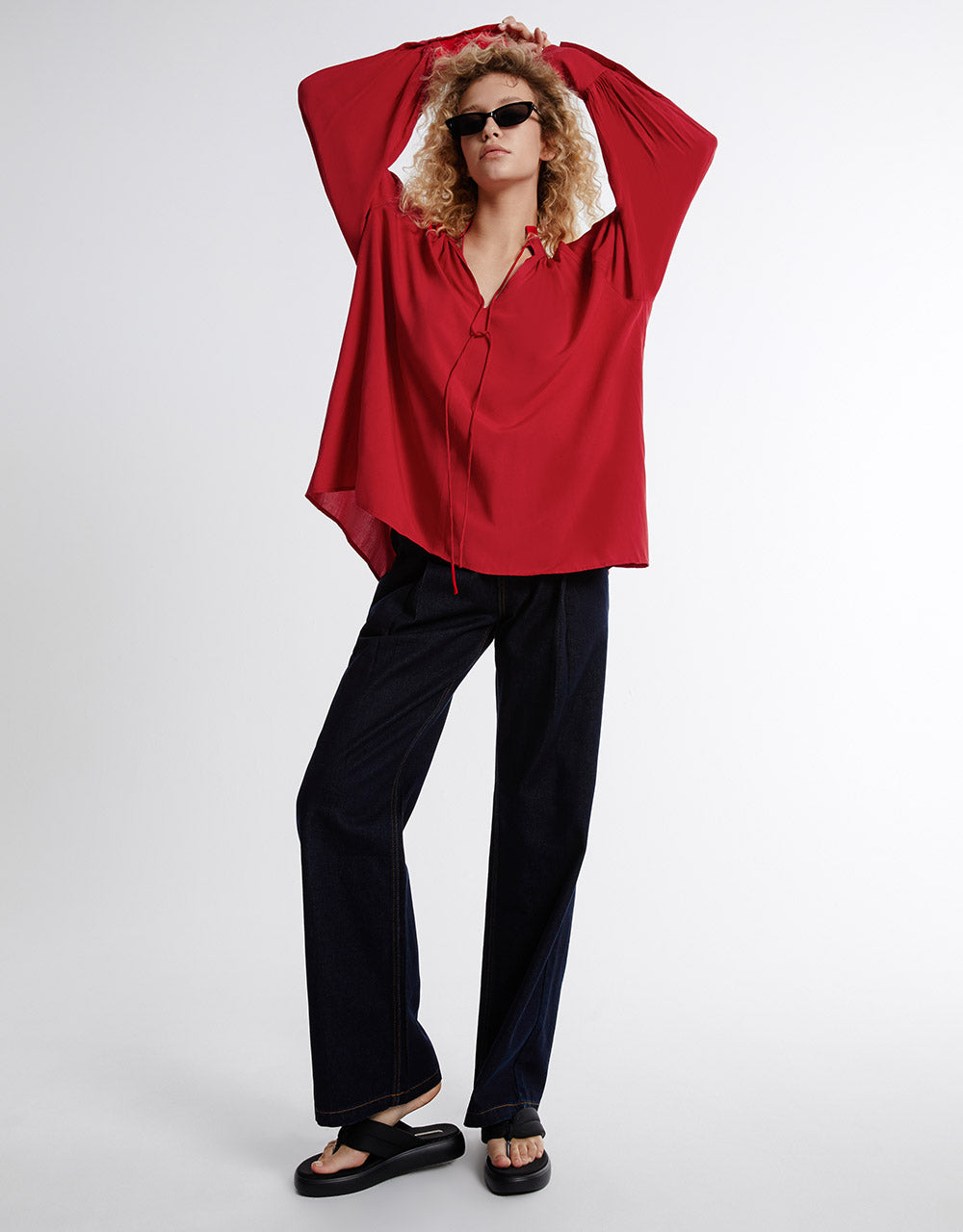 Tie Front Blouse