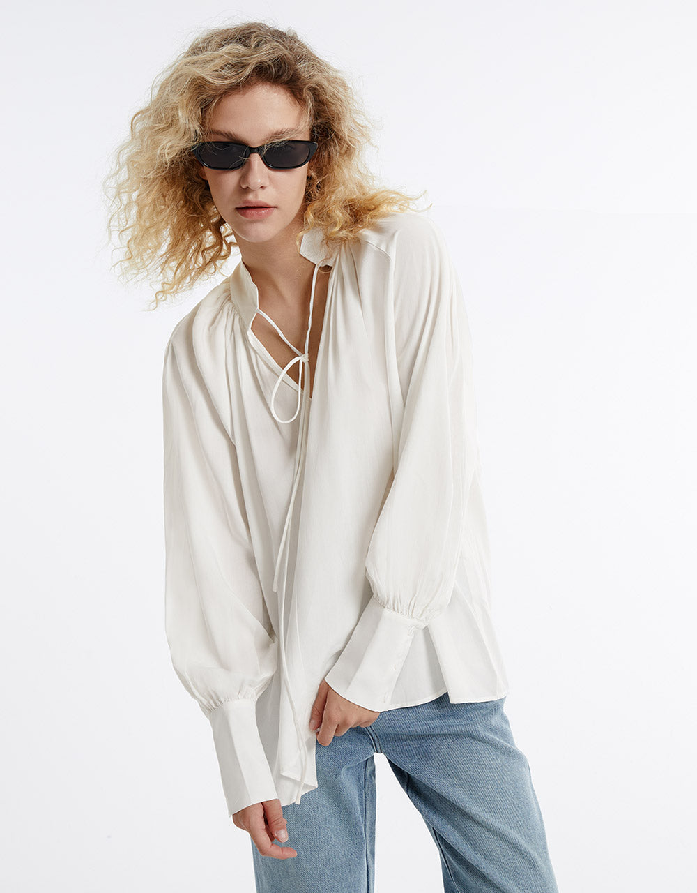 Tie Front Blouse