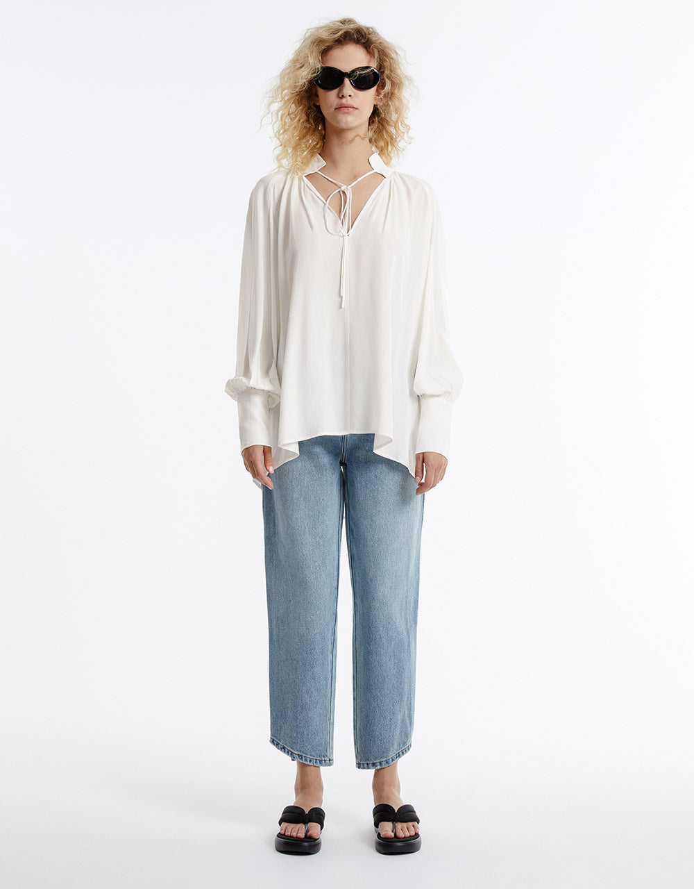 Tie Front Blouse