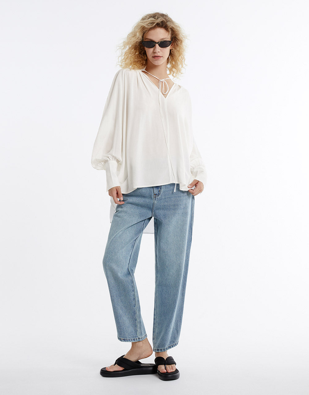 Tie Front Blouse