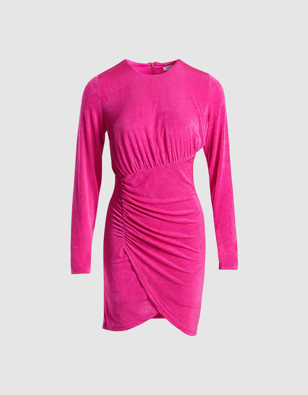Ruched Wrap Dress