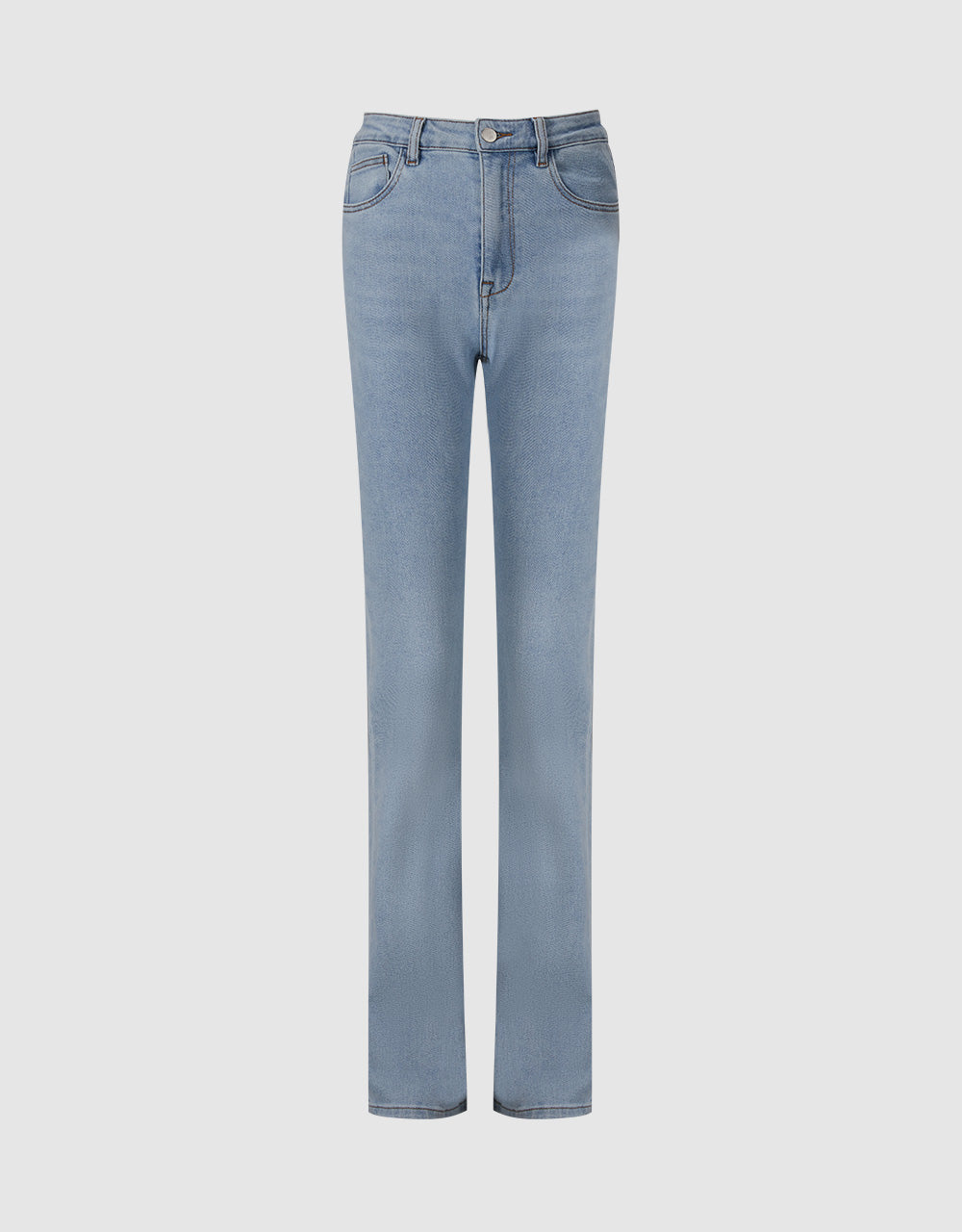 Mid Waist Flare Jeans