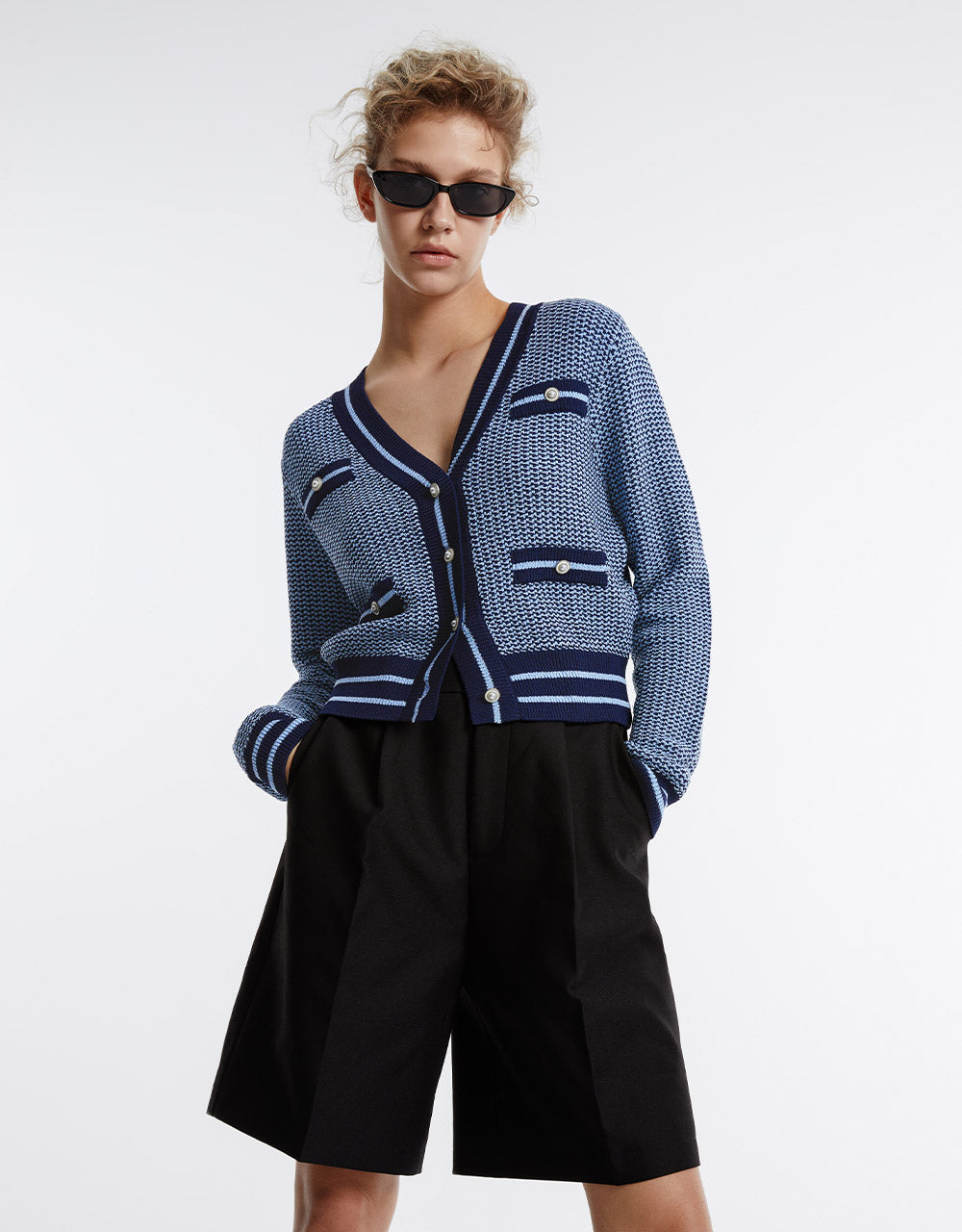 Belted Loose Fit Shorts