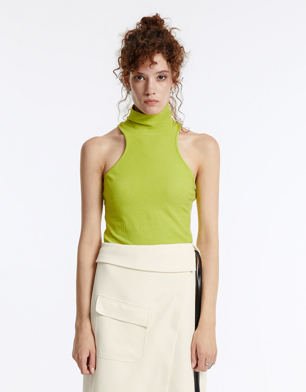 Turtle Neck Tank Top