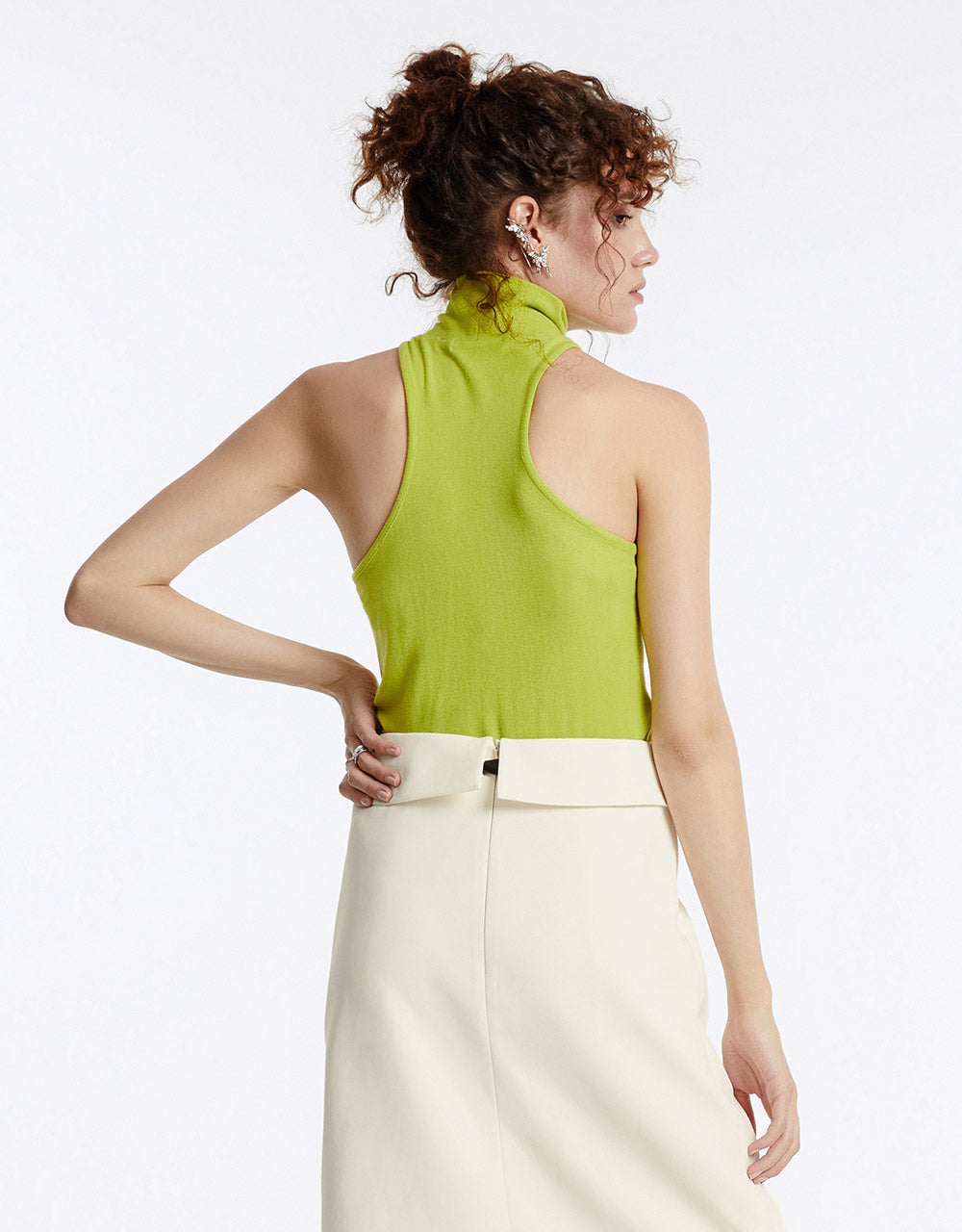 Turtle Neck Tank Top