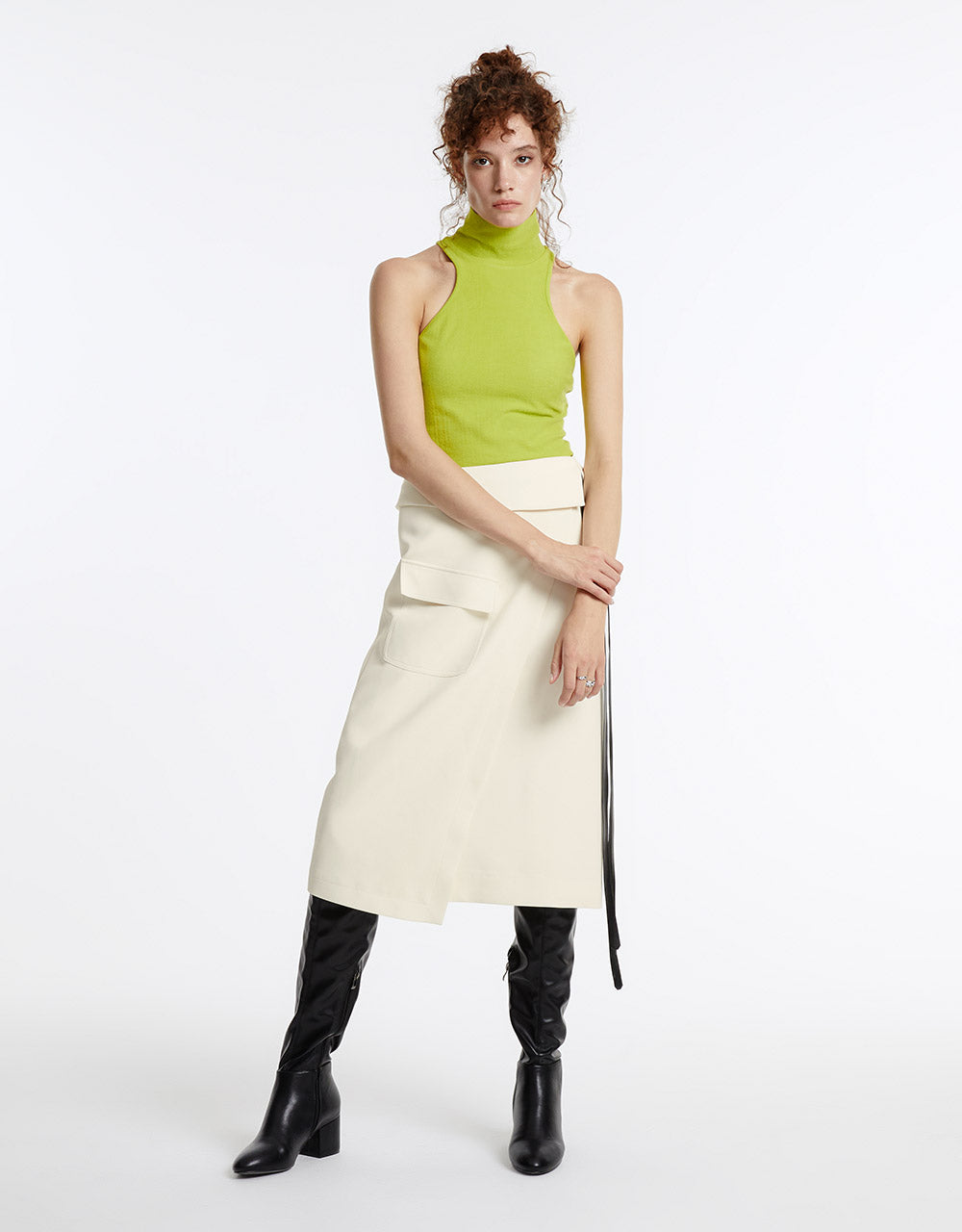 Turtle Neck Tank Top