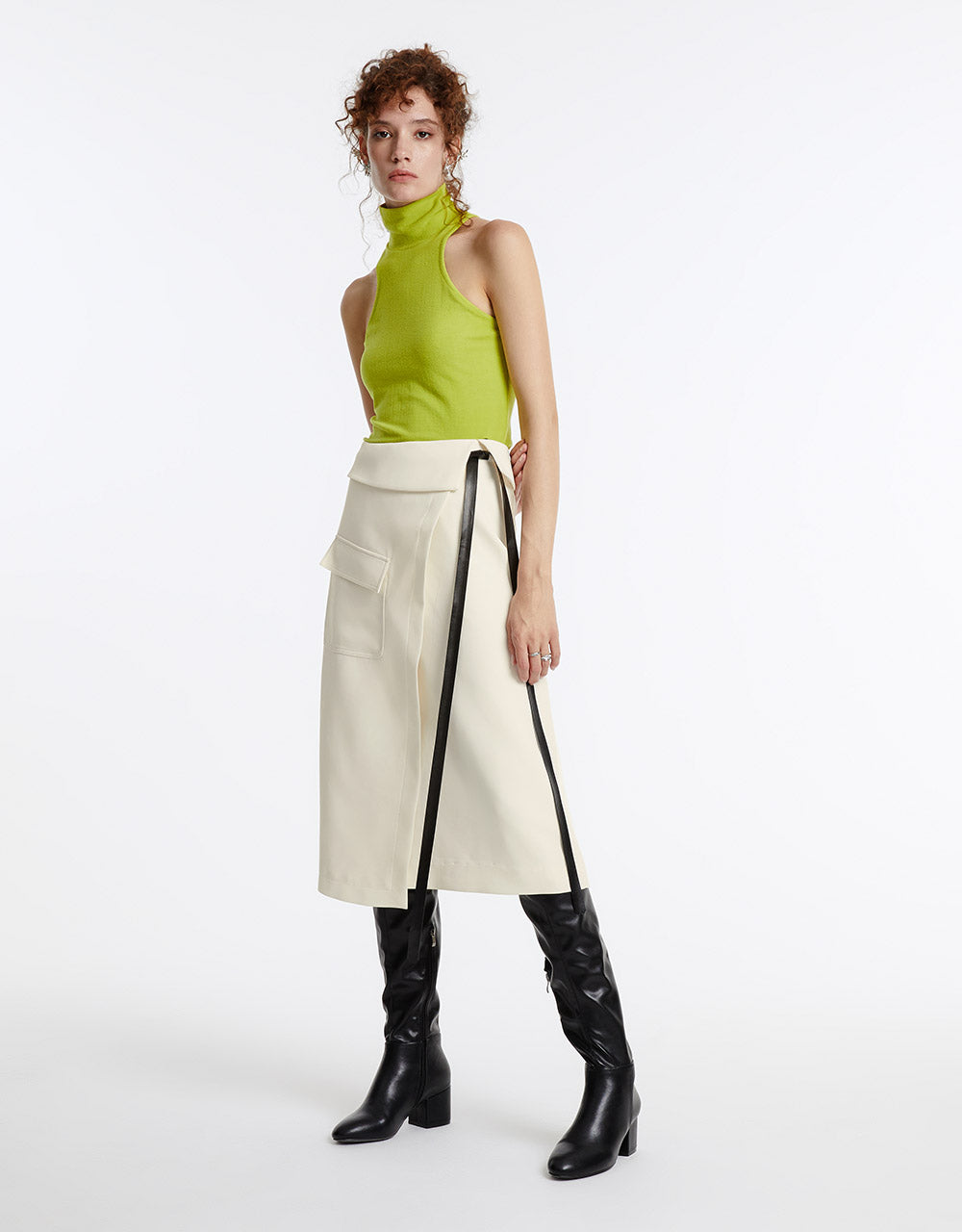 Turtle Neck Tank Top
