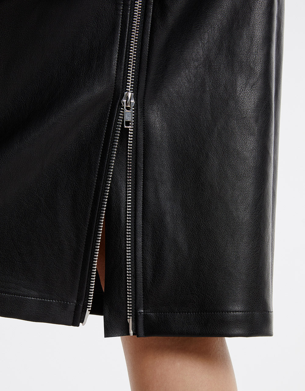 Faux Leather Skirt
