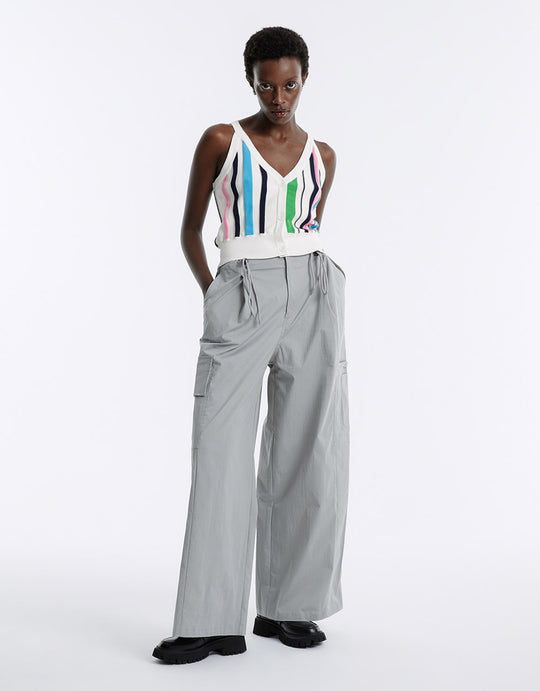 Utility Pocket Loose Fit Pants