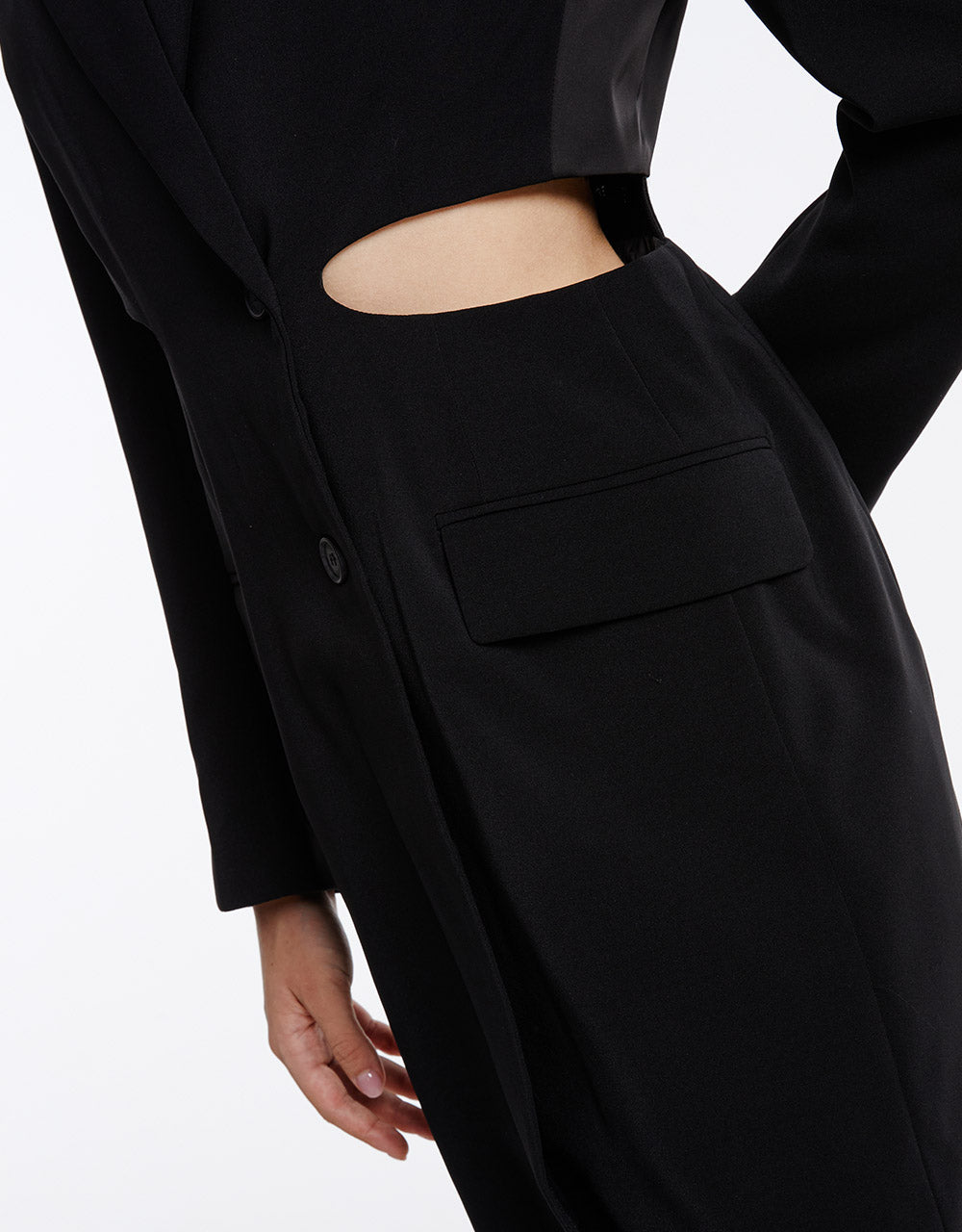 Cut Out Blazer Dress