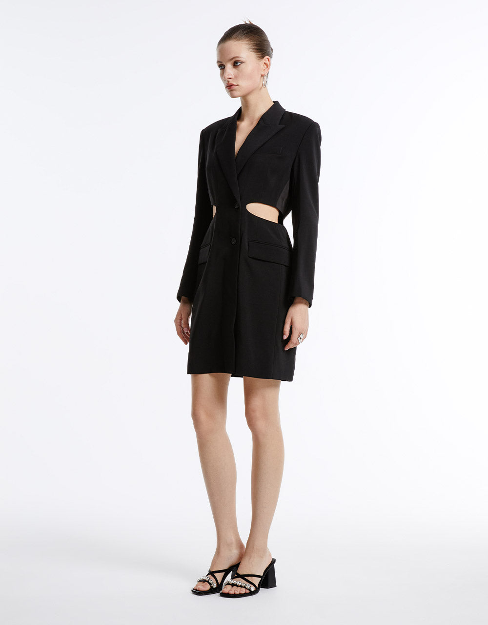 Cut Out Blazer Dress