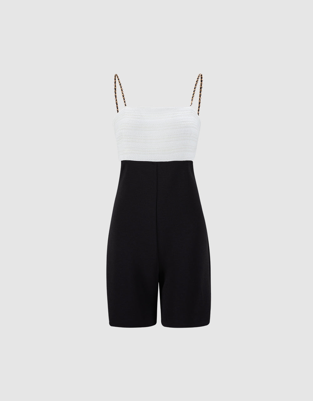 Cut Out Combination Jumpsuit