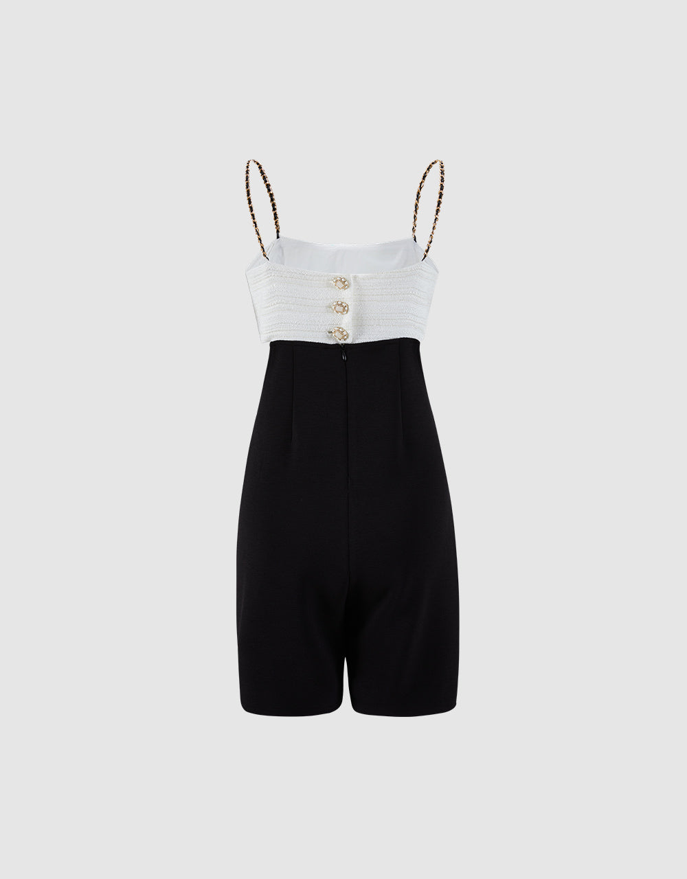 Cut Out Combination Jumpsuit