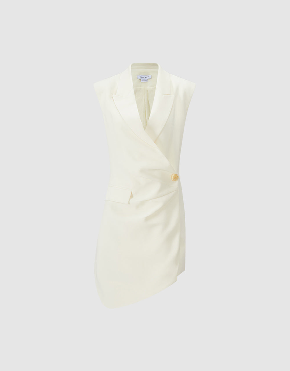 Asymmetric Vest Dress