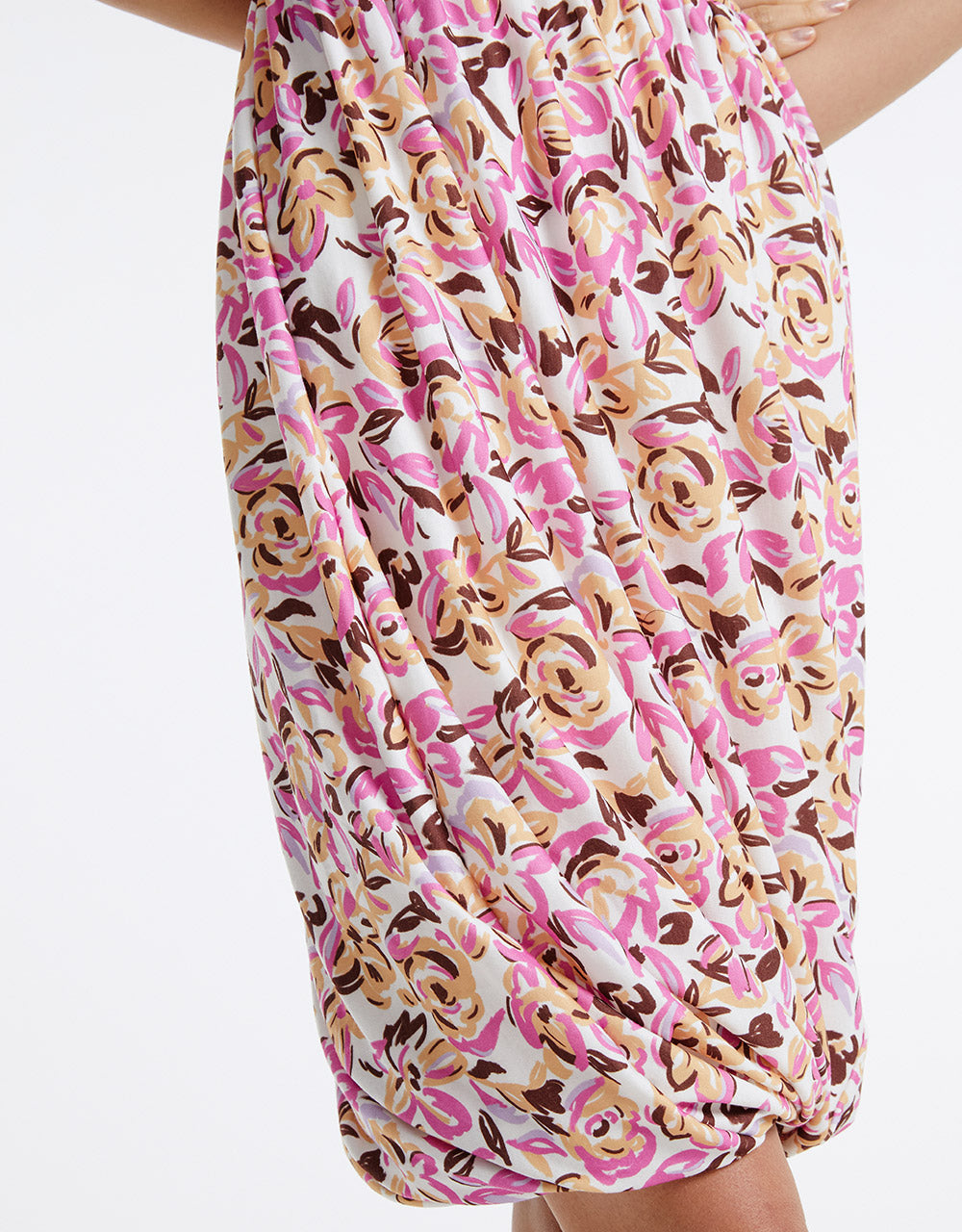 Floral Balloon Dress