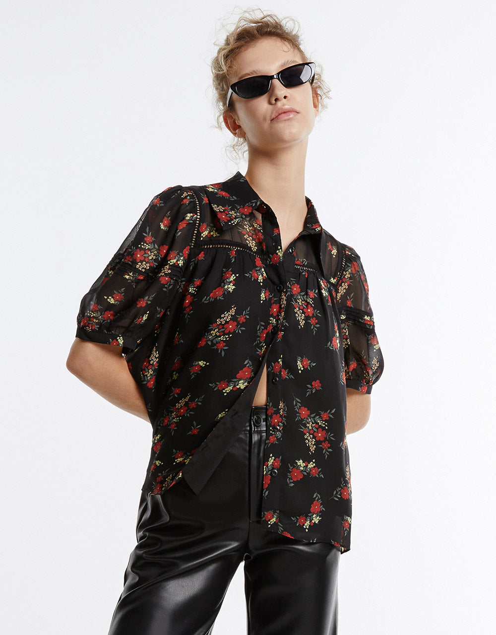 Floral Button Up Shirt
