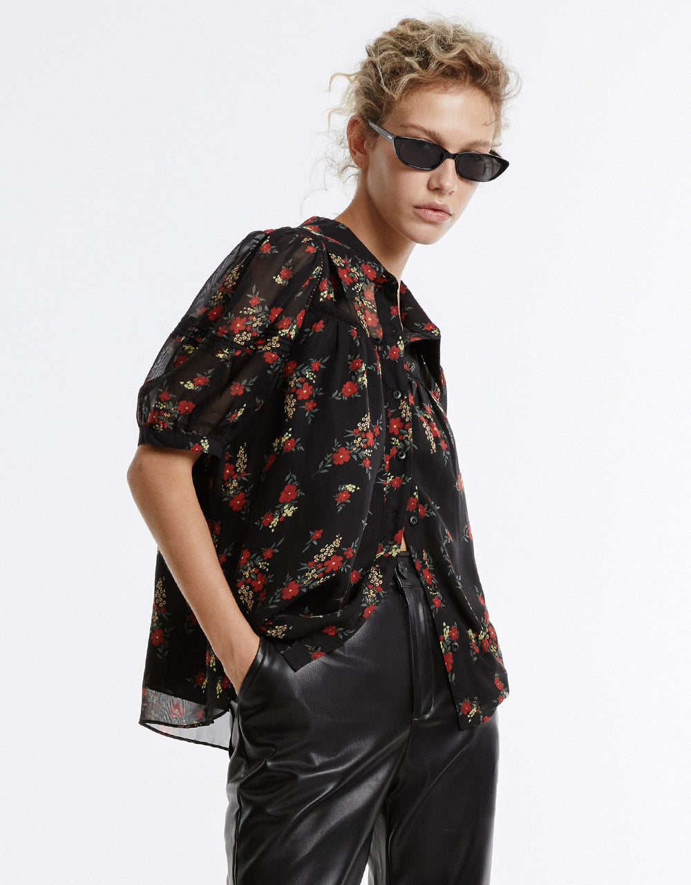 Floral Button Up Shirt