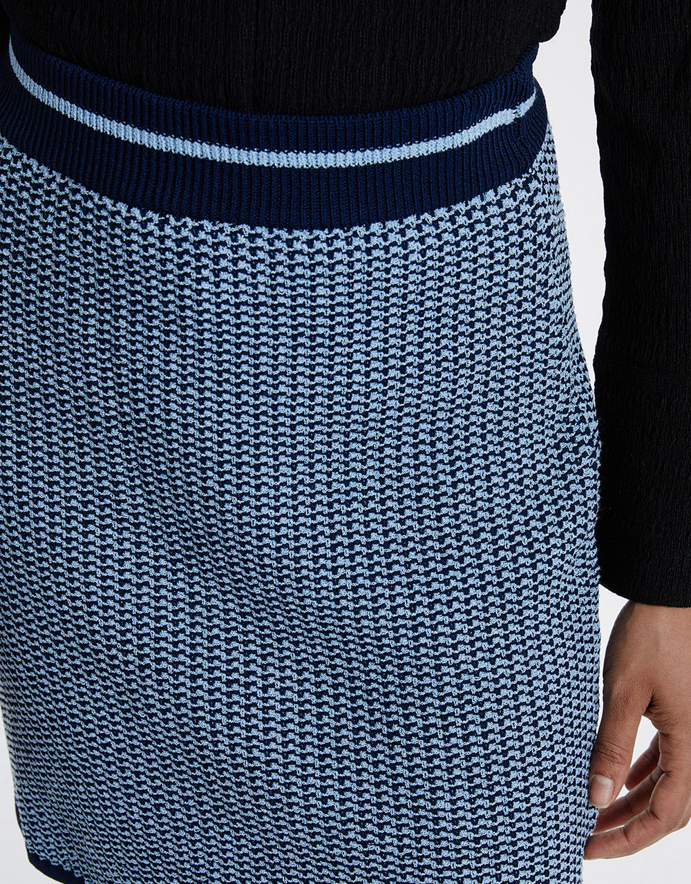 High Waist Knitted Skirt