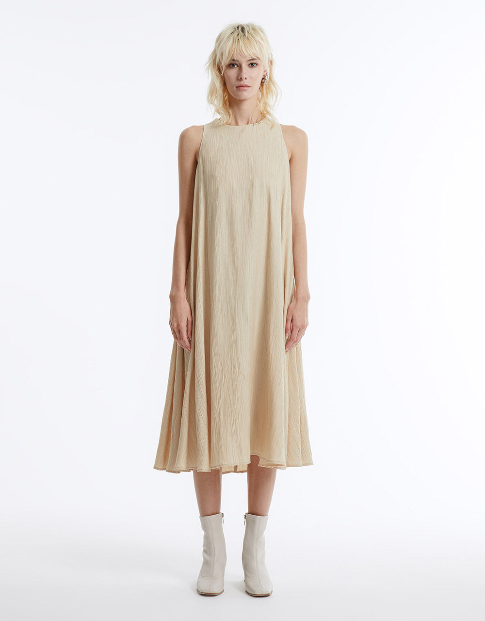 Textured Midi Dress