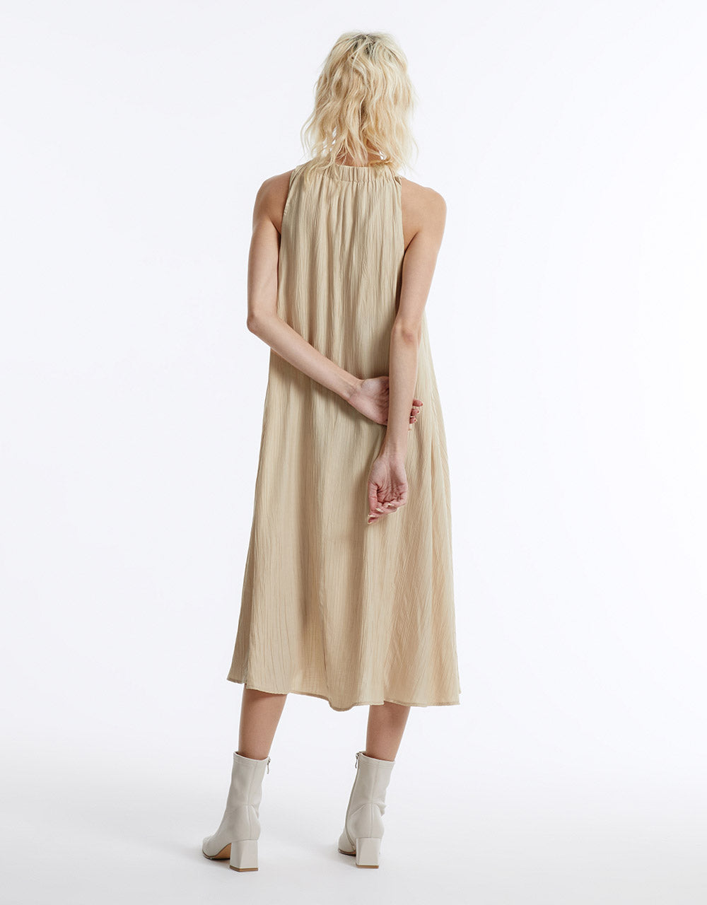 Textured Midi Dress