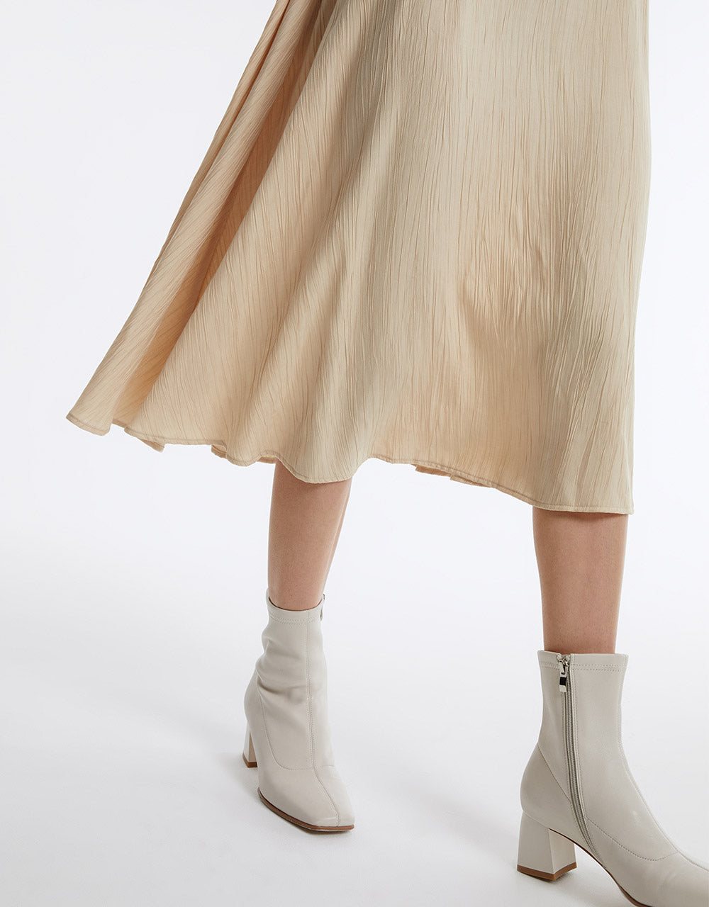 Textured Midi Dress