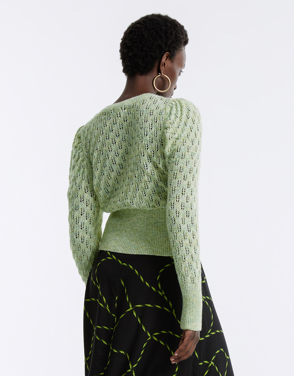 Pointelle Sweater