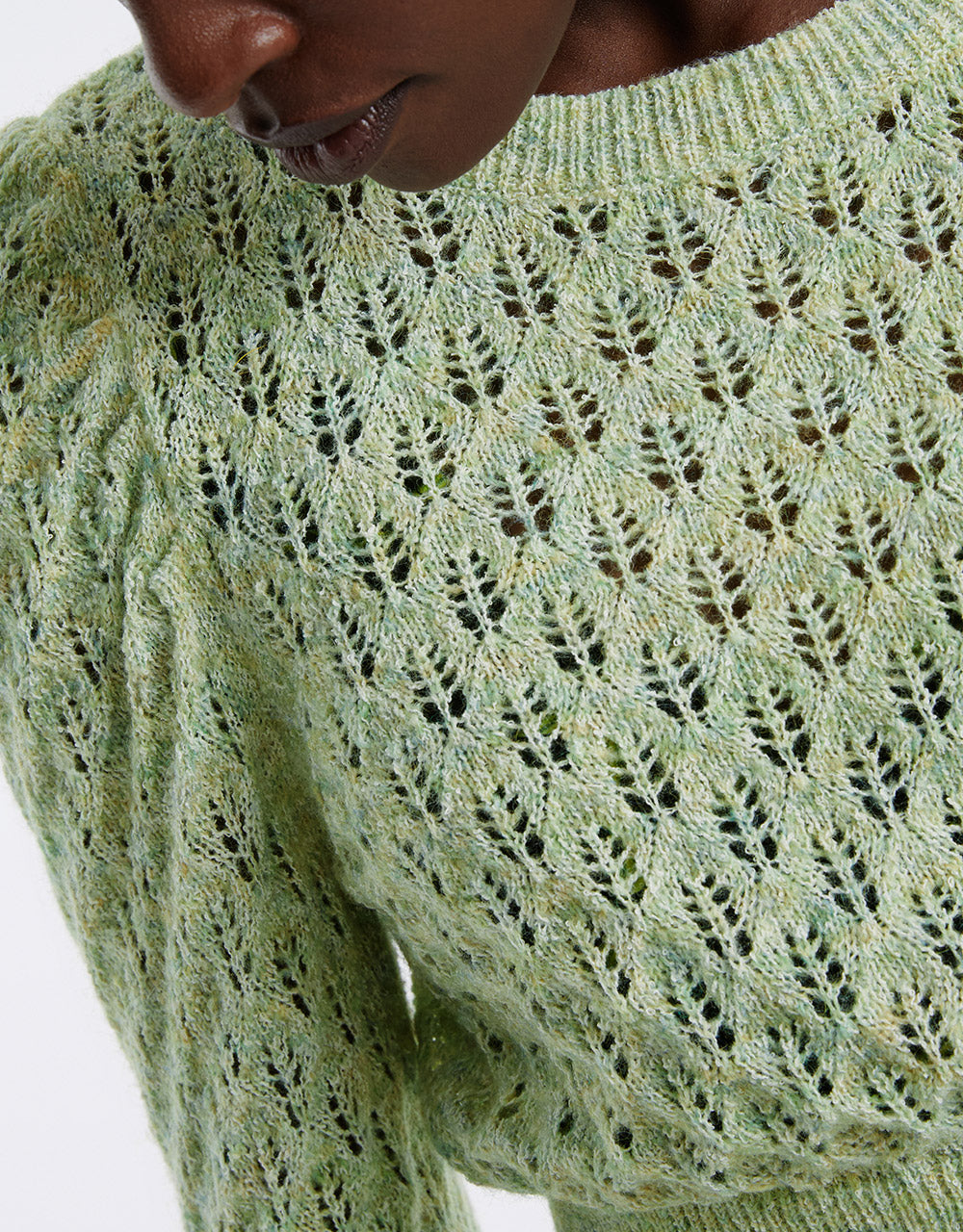 Pointelle Sweater