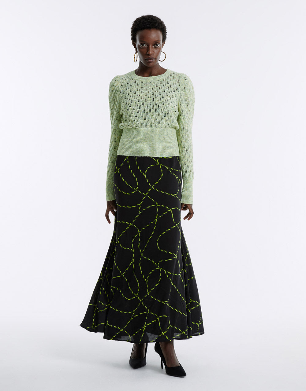 Pointelle Sweater