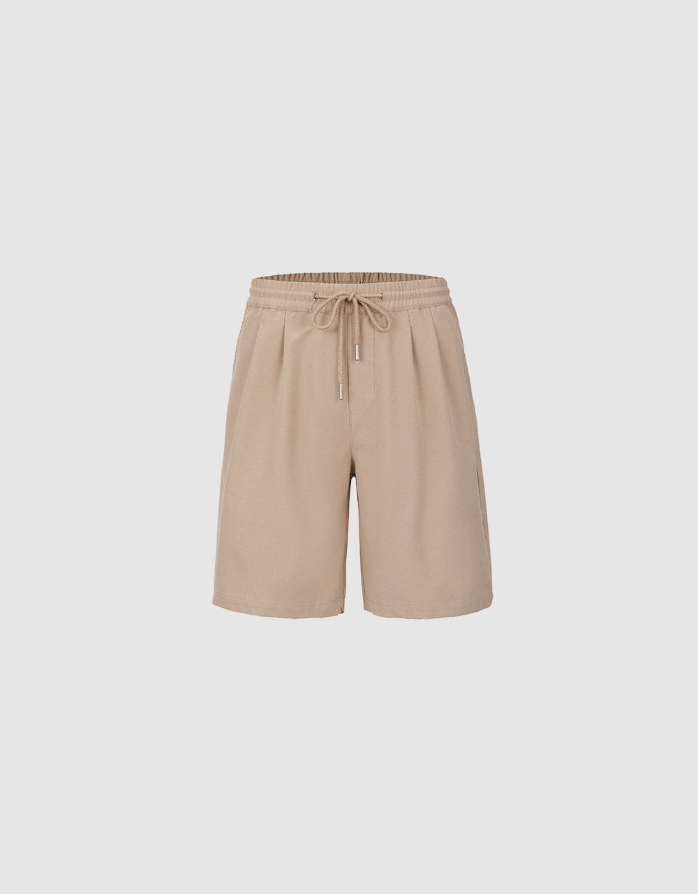 Elastic Waist Denim Shorts