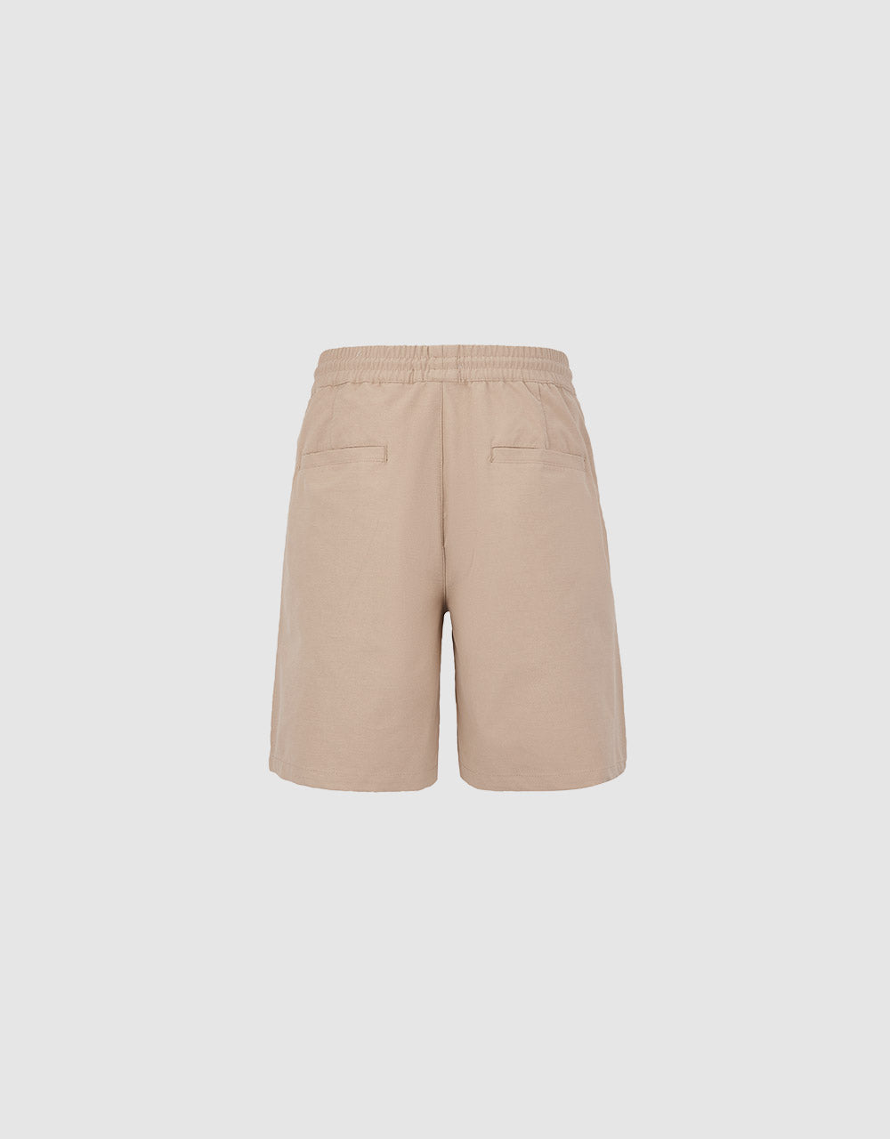 Elastic Waist Denim Shorts
