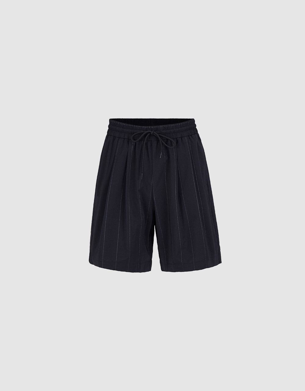 Elastic Waist Striped Shorts