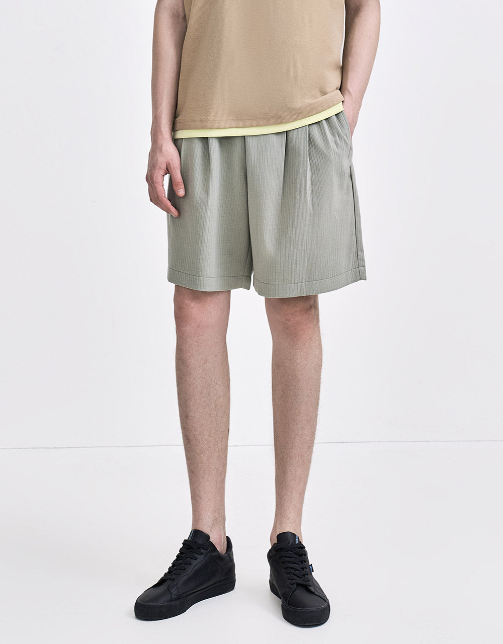 Elastic Waist Shorts