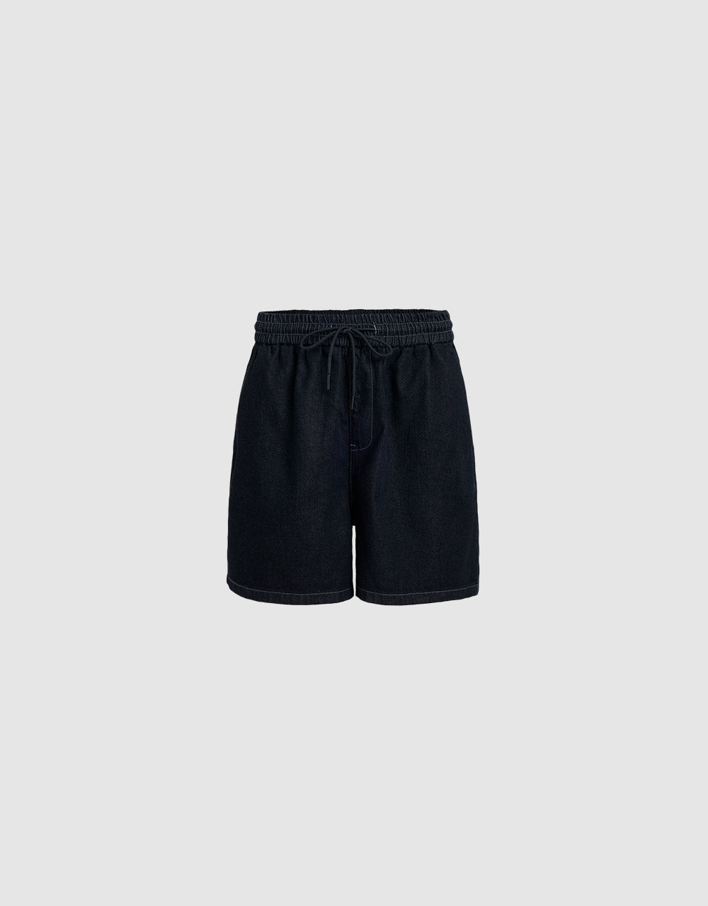 Elastic Waist DenimShorts